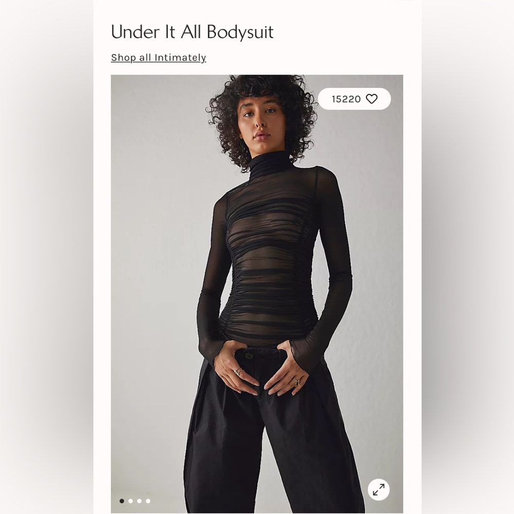 Free People Under It All Bodysuit